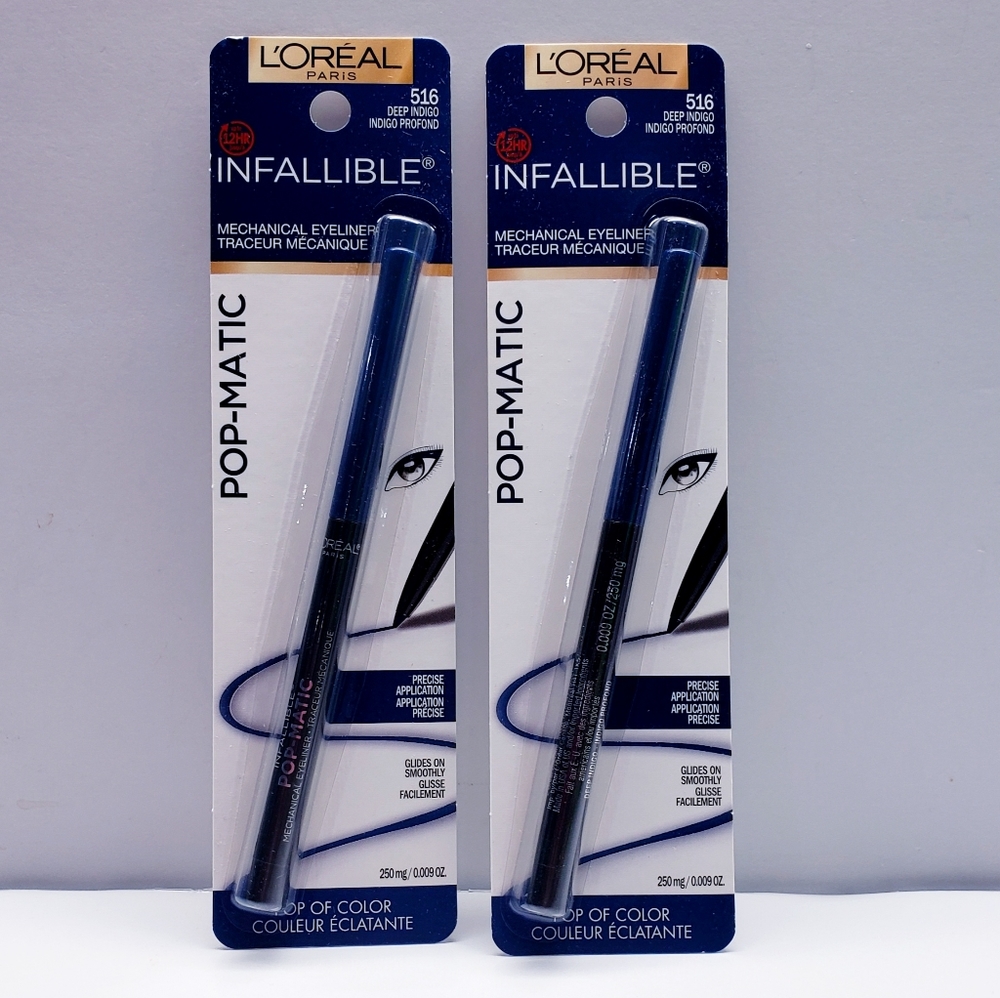 L'oreal Infallible Mechanical Pop-Matic Eyeliner- DEEP INDIGO #516